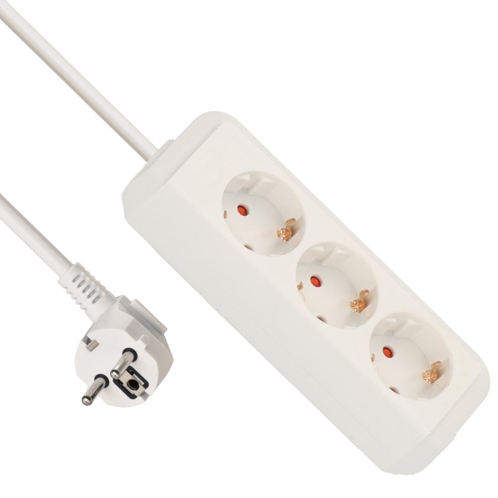 Eco-Line Stikdåse 3x - Brennenstuhl