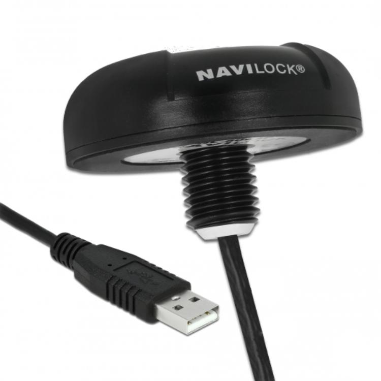 Multi GNSS navigationsmodul USB til brug i køretøjer og på bærbare computere