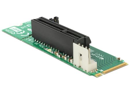 M.2 NGFF til 4x PCI Express + 4-pin Molex-adapter