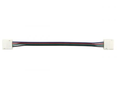 KABEL MED STIKKONTAKTER TIL FLEKSIBEL LED STRIP 10 mm RGB FARVE - Velleman