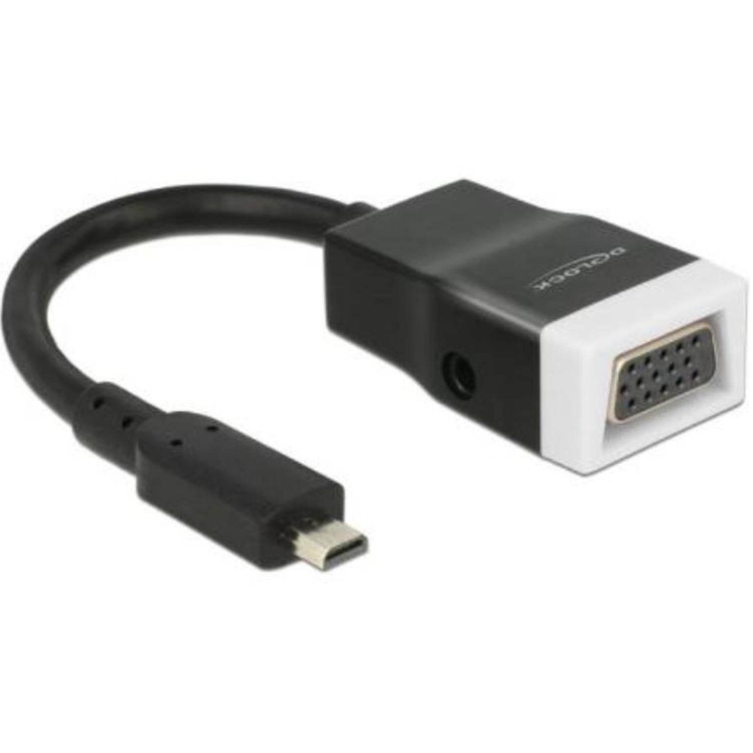 Micro HDMI til VGA-konverter - Delock