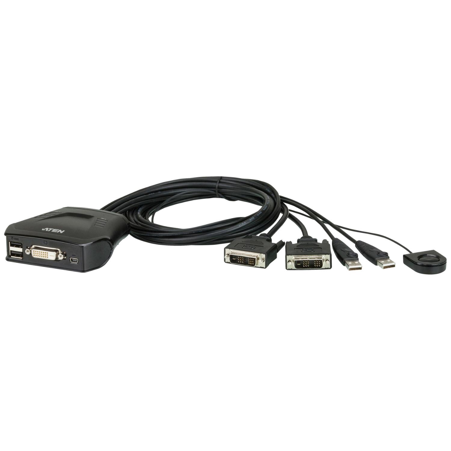 KVM-switch - DVI/USB - Aten