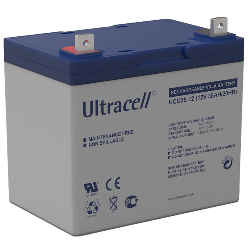 Bly-gel-batteri - 12 volt - Ultracell