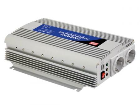 MEAN WELL DC AC VEKSLER MED MODIFICERET SINUSBØLGE 1000 W TYSK - Mean Well