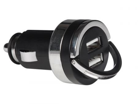 USB-LADER TIL BILEN MED 2 x USB-ANSlutning (5 V - 4,2 A) - 21 W maks. - Velleman