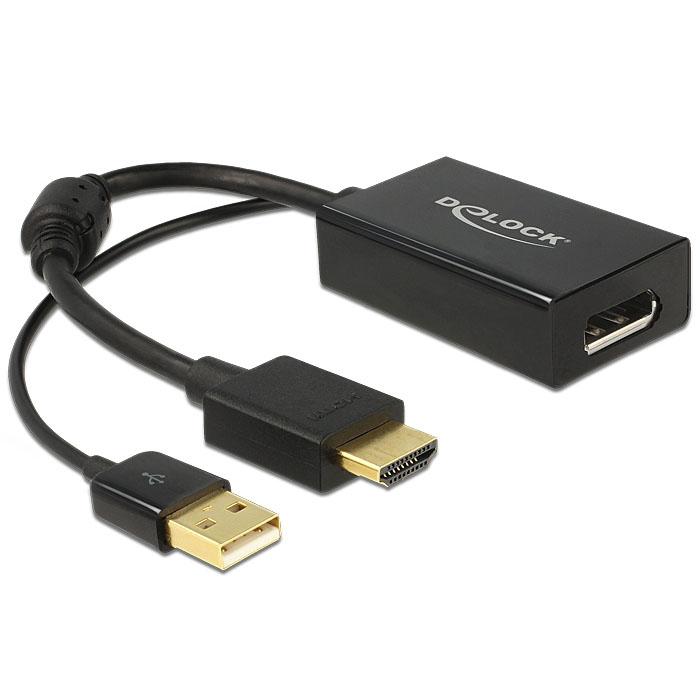 HDMI til 4K DisplayPort-adapter - Delock
