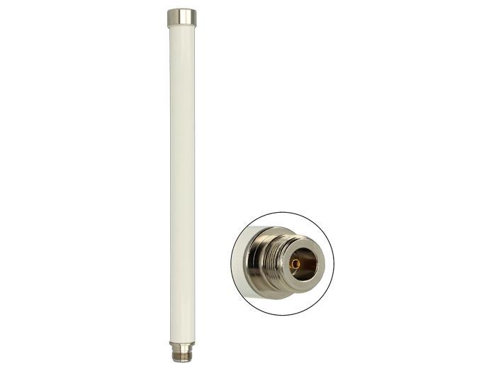Delock WLAN Antenne 802.11 ac/a/h/b/g/n N-stik 6 ~ 8 dBi 280 mm retningsuafhængig - Delock