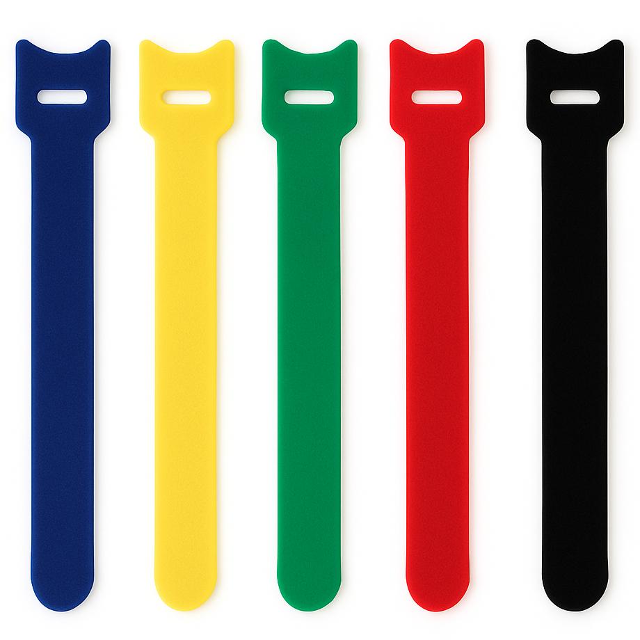 Delock Klett-Kabelbinder farbig L 150 x B 12 mm 10 Stück