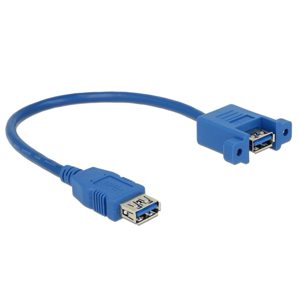 USB micro til USB micro - Forlængerkabel - USB 3.0 - Delock
