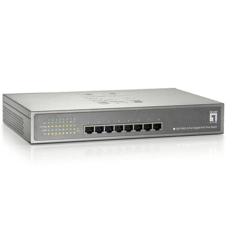8-ports netværksswitch - LevelOne