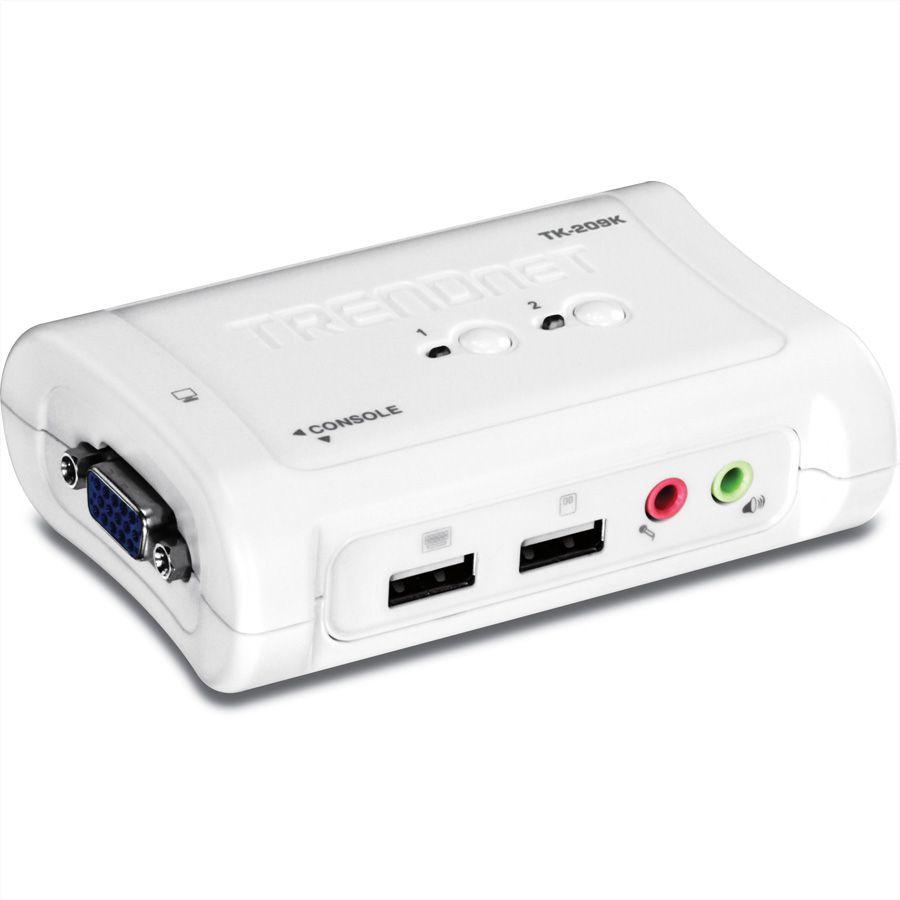 KVM-switch - VGA / USB / Jack - TrendNet