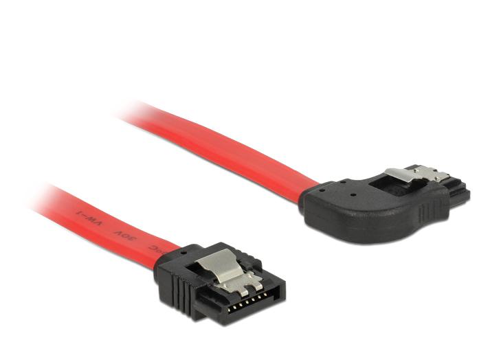 Delock Kabel SATA 6 Gb/s Stik lige > SATA Stik retvinklet 50 - Delock