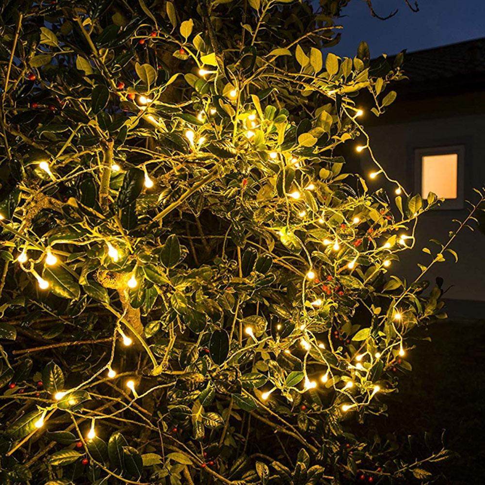 Cluster lighting - led-julelys udendørs og indendørs - 80 lys - 6,32 meter - varm hvid