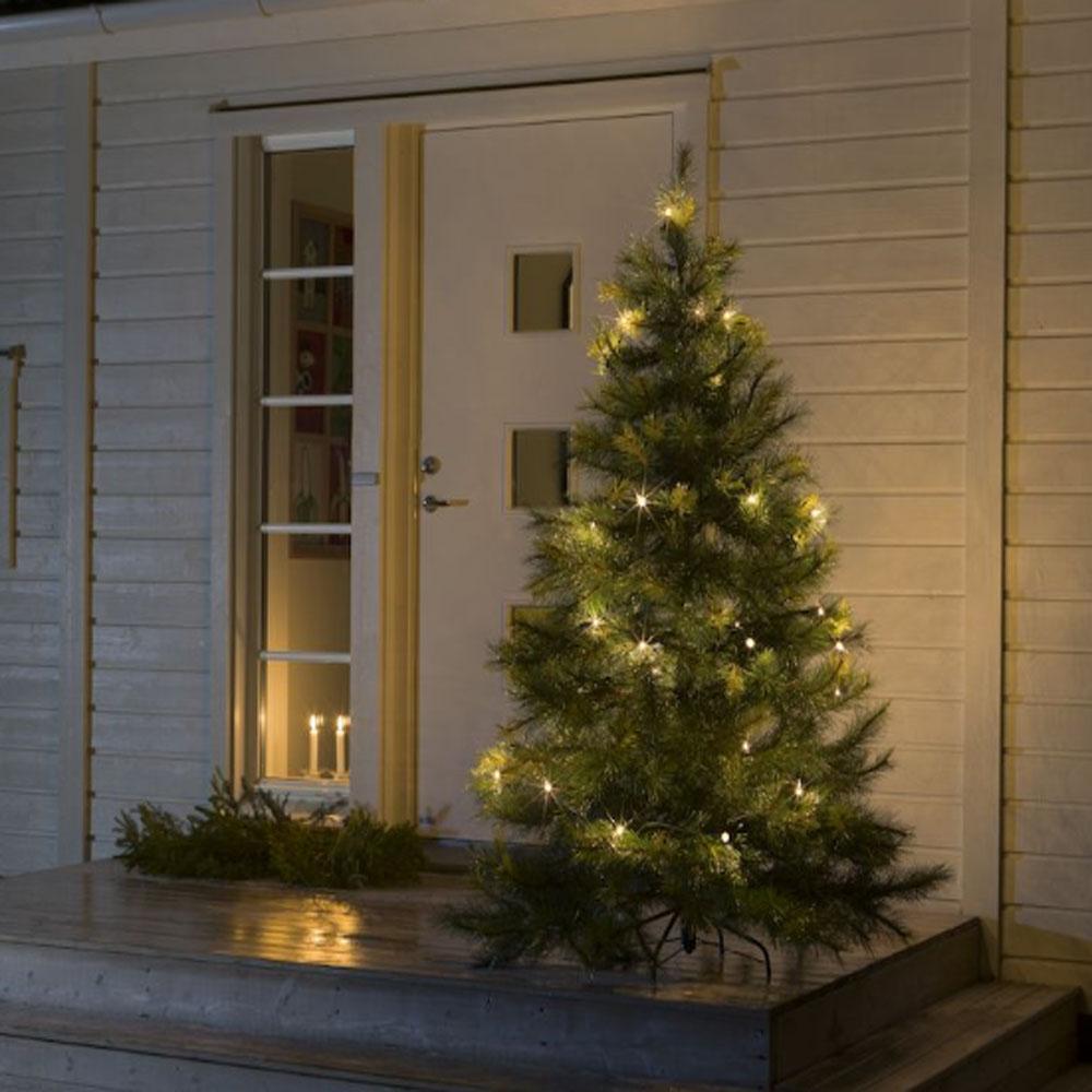 Lyslampe - led-julelys indendørs - 20 lys - 4,7 meter - ekstra varm hvid