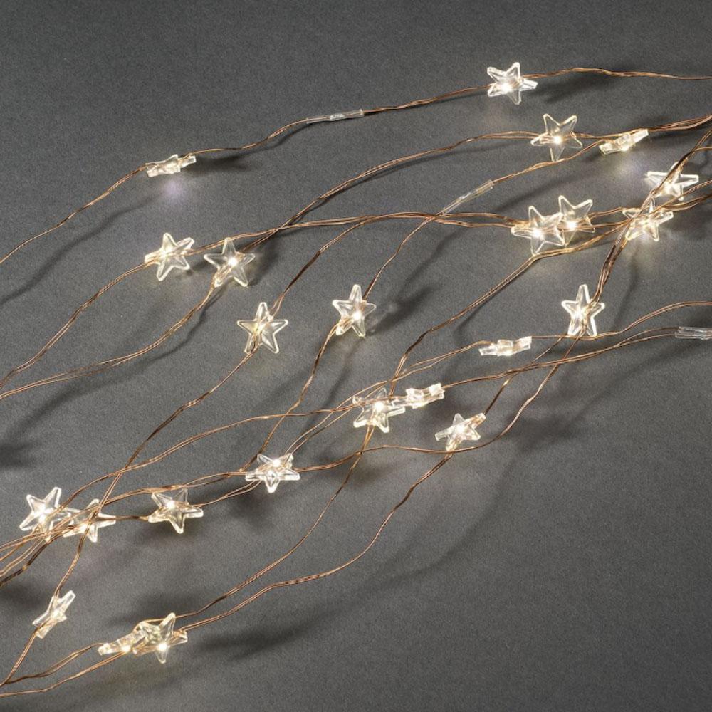 Julelys - led-lyskæde - 702 lys - 2,7 meter - varm hvid