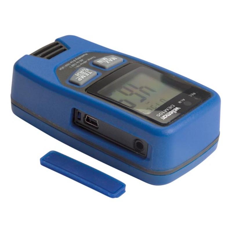 DATALOGGER TIL TEMPERATUR OG LUFTFUGTIGHED MED USB-UDGANG - Velleman