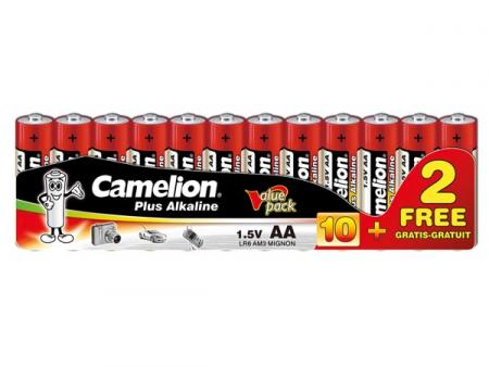 ALKALINE AA / LR6 1,5 V PROMOPAK (10+2 stk.) 2800 mAh - Camelion