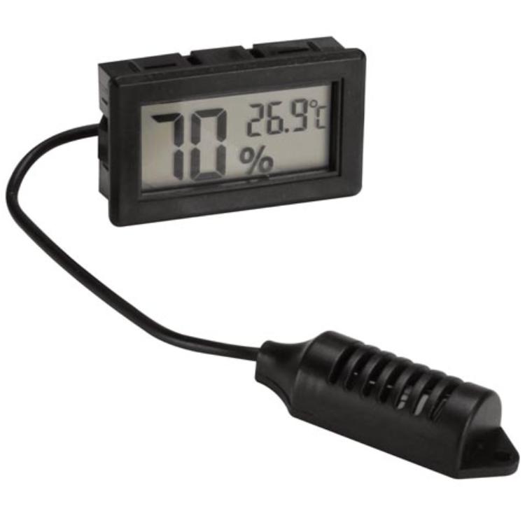 Digitalt termometer/hygrometer - indbygget