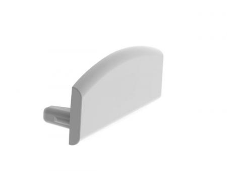 ALUMINIUM ENDKAPSELINGER TIL ALUMINIUMPROFIL TIL LED STRIP SLIMLINE BREDE 8 - LEDsON
