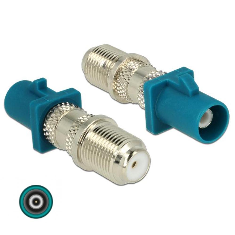 Fakra Z til F-stik-adapter - Delock