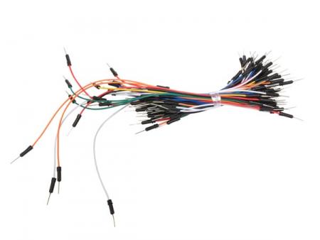 65x jumper wire set male til male til prototyping og Arduino