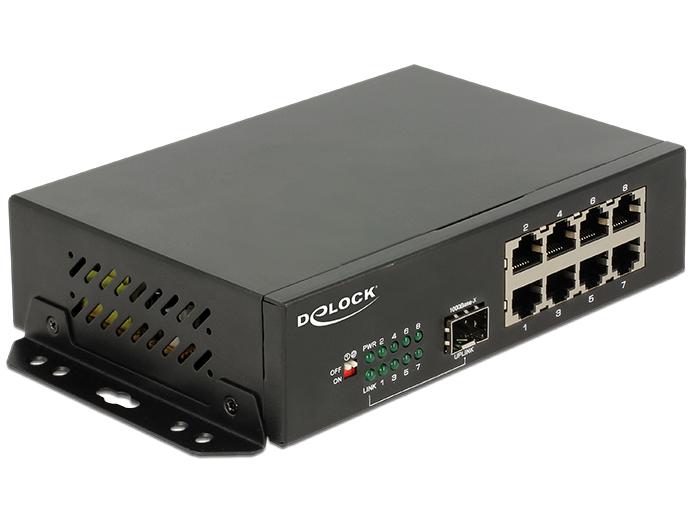 Delock Gigabit Ethernet Switch 8 Port + 1 SFP - Delock