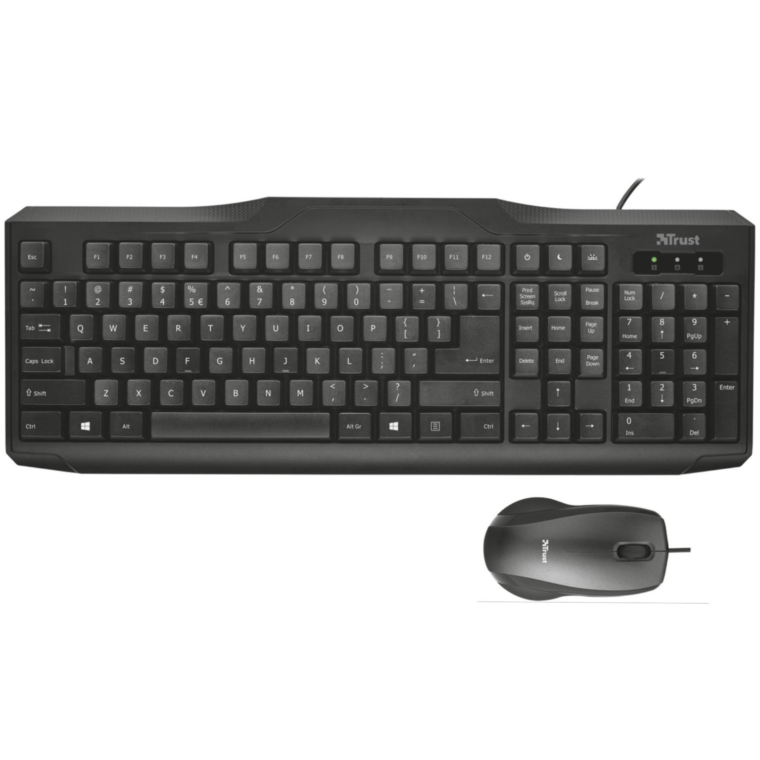 Tastatur og mus - Trust