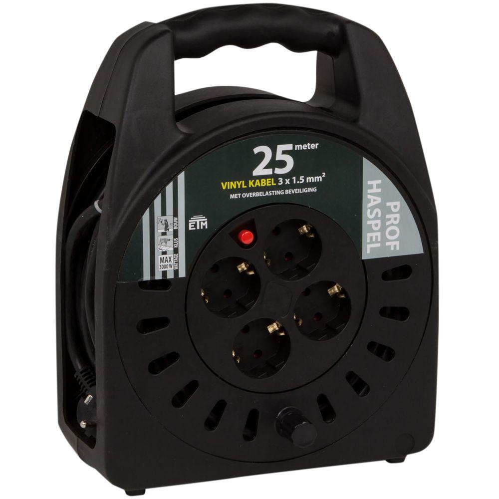 Kabeltromle - 25 meter - Q-LINK