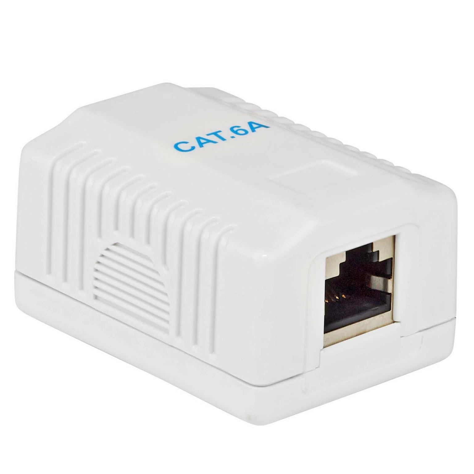 Cat 6a /7 Stikdåse - Opbygning