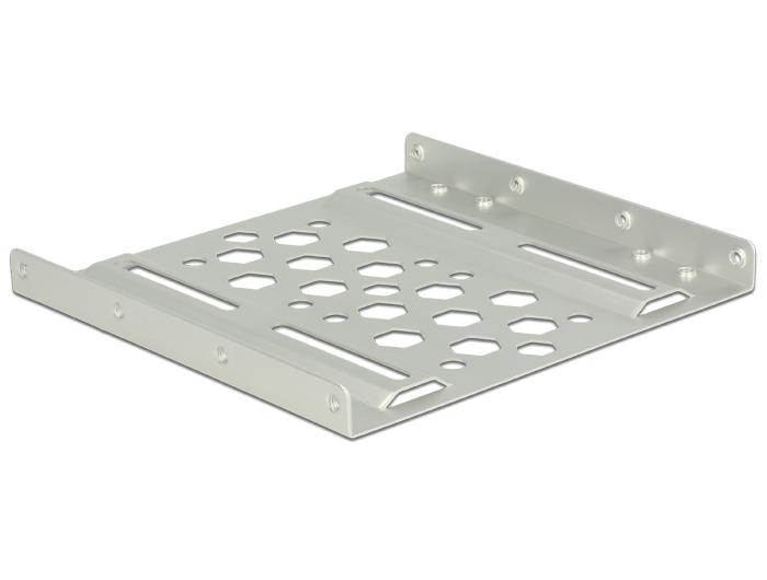 Delock Aluminium Monteringsramme 2,5″ til 3,5″ sølv - Delock