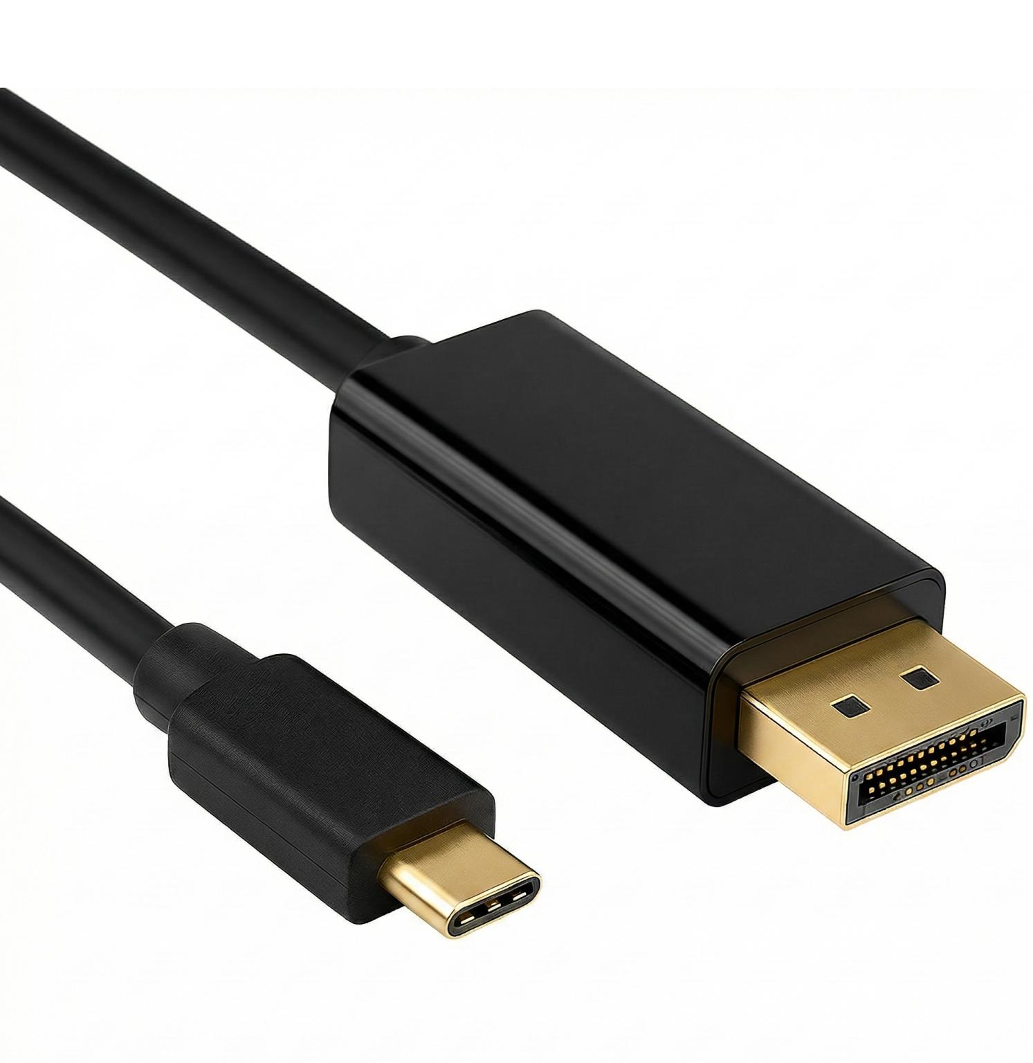 4k DisplayPort til USB C-kabel