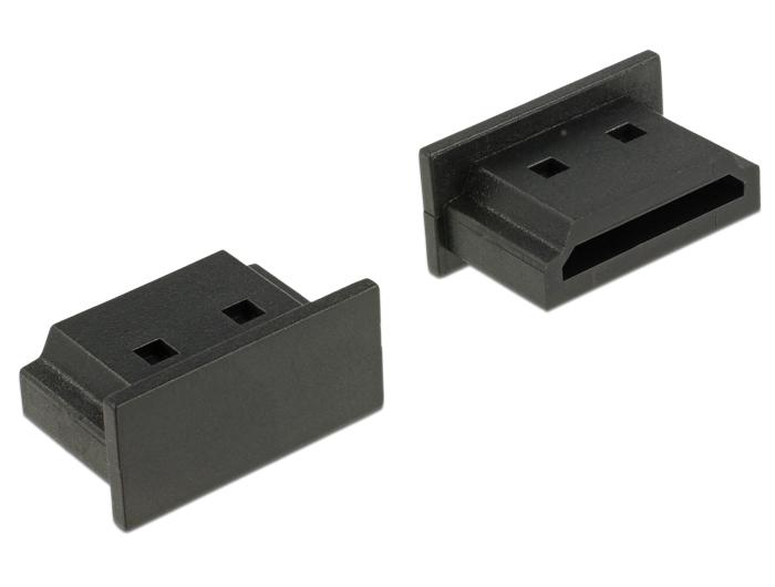 Delock støvhætte til HDMI A-stik uden håndtag 10 stk. sort - Delock