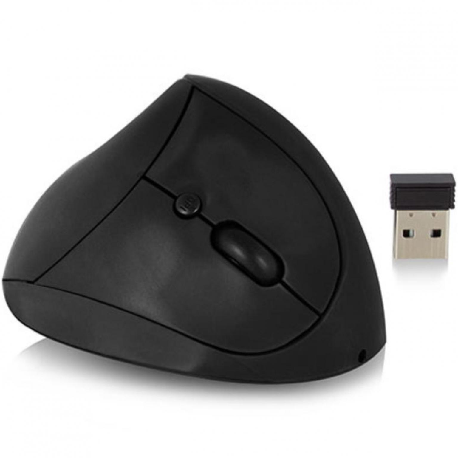 Ergonomisk mus - trådløs - Ewent