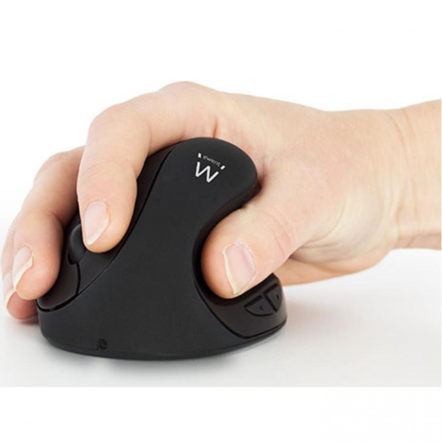 Ergonomisk mus - trådløs - Ewent