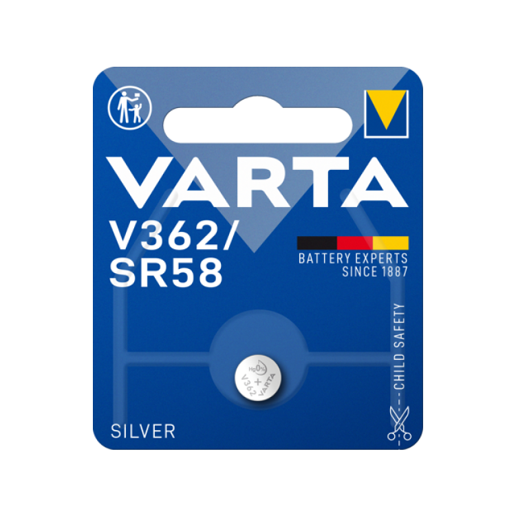 Varta Sølvoxid 362 Blister 1 - Varta