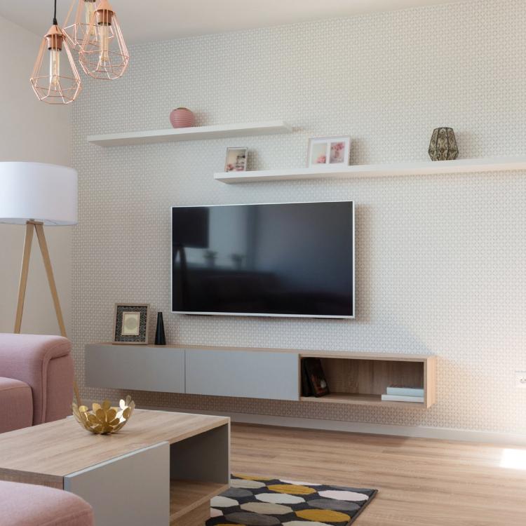 Flad TV-beslag – 13-27 tommer – 1,25 cm – VESA 75/100
