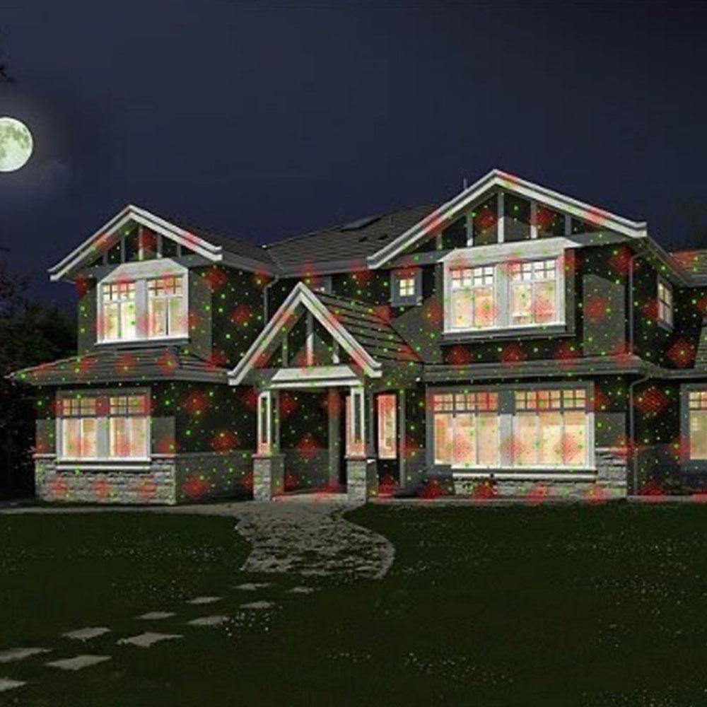 Julelys - led-laserlys - 6 meter