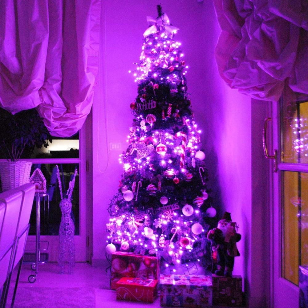 Twinkly-juletræslys - indendørs og udendørs LED-juletræslys - 105 lys - 10,5 meter - RGB