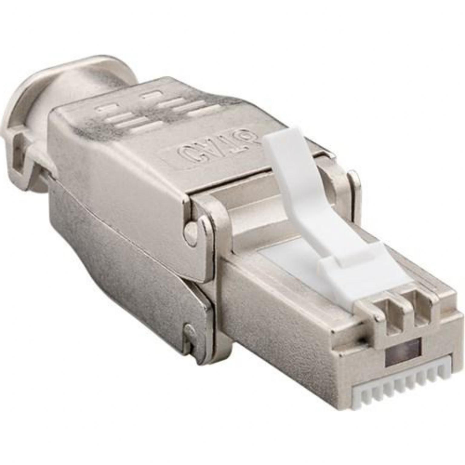 Cat 6 RJ45-stik - Værktøjsfri - Fast eller fleksibel kerne