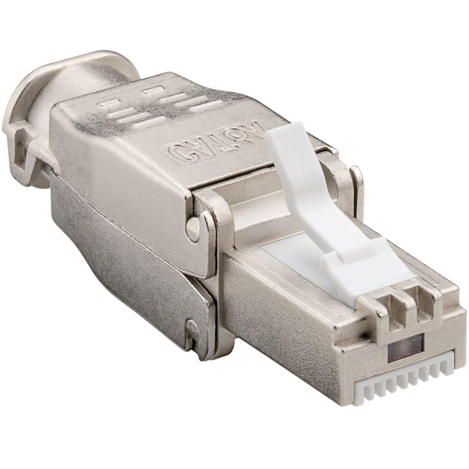 Cat 6a modulært RJ45-stik - samles uden tang