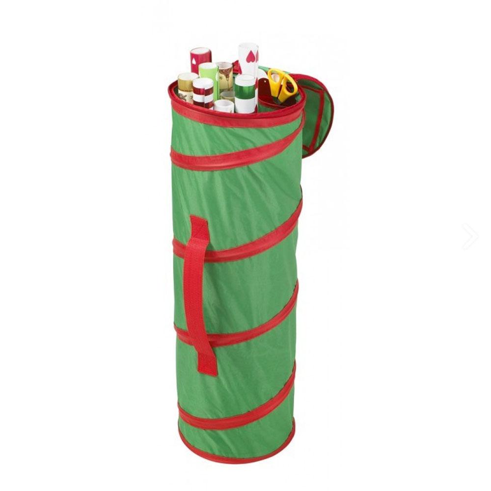Julepose - plast - 26 x 26 x 70 centimeter - sammenklappelig - bærestrop