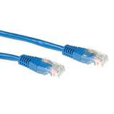 Cat6a u/utp lszh blå 1,00m - ACT