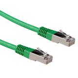 Cat6a s/ftp lszh grøn 2,00m - ACT