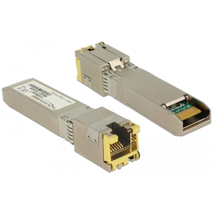 SFP+ Glasfibermodul RJ45