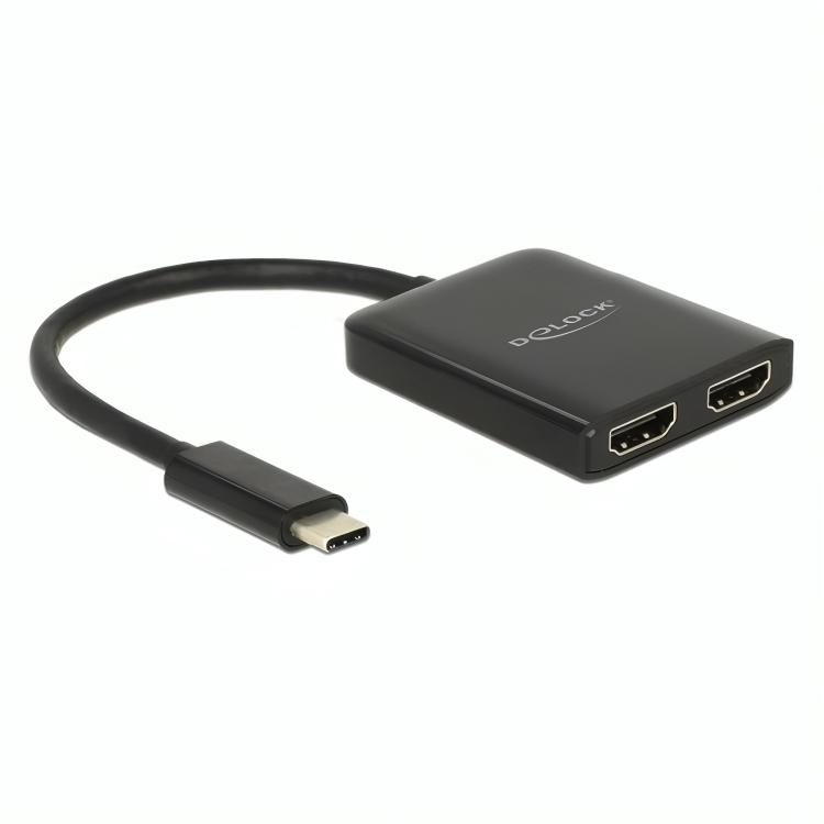 4K Displayport til HDMI-splitter