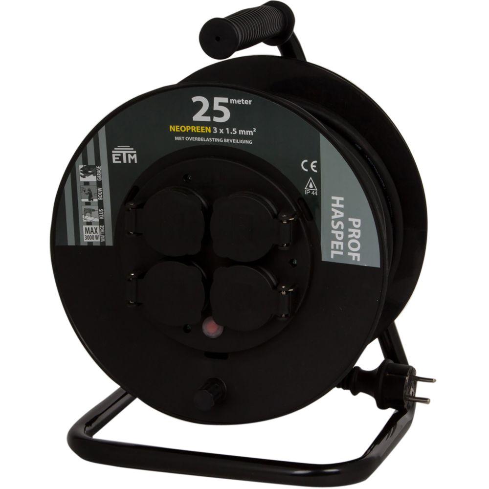 Kabelrulle - 25 meter - ETM