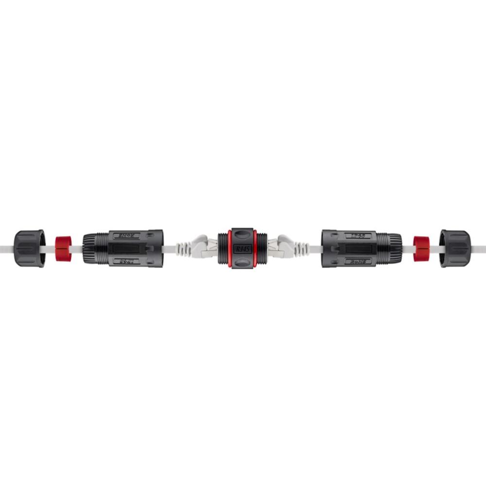 Cat 6 netværksstik - RJ45 - Ekstra: IP68-beskyttelse