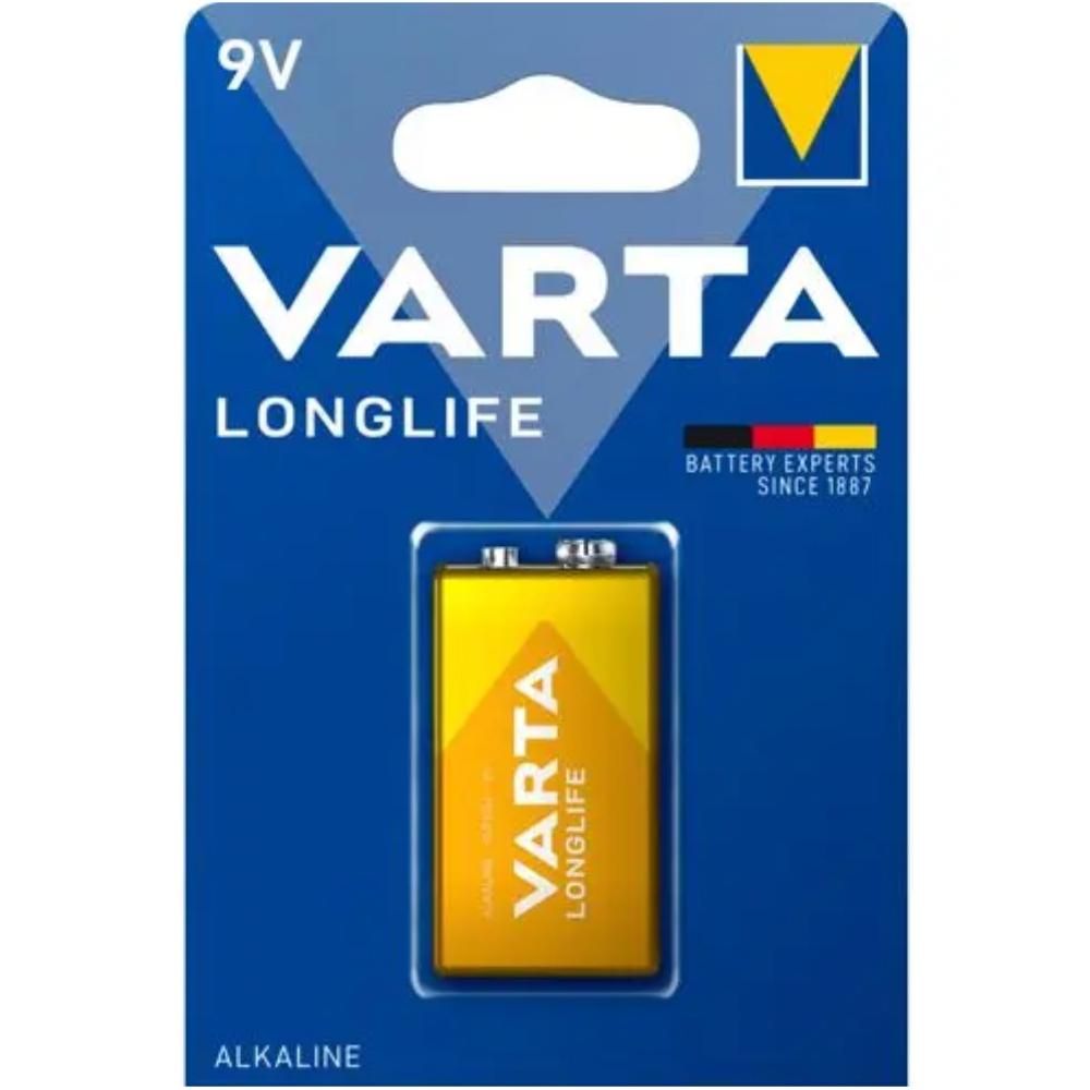 10x1 Varta Longlife Extra 9V Block 6 LR 61 VPE inderkarton - Varta