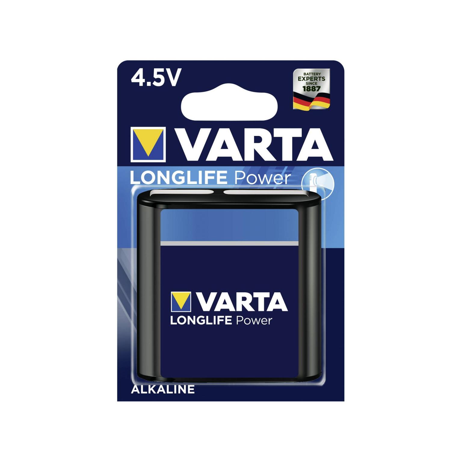 10x1 Varta High Energy 3 LR 12 4.5V-Block VPE indre emballage - Varta