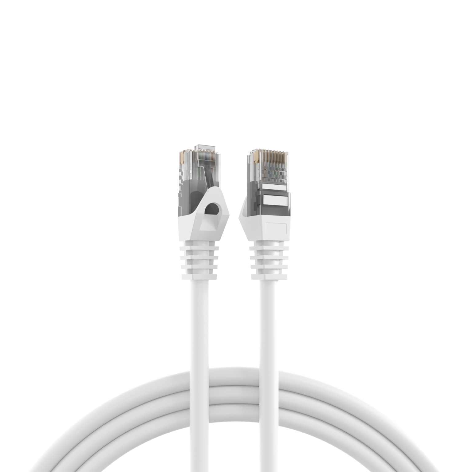 RJ45 Patchkabel Cat.5e U/UTP LSZH, CCA, AWG24/7, hvid 7,5m - EFB